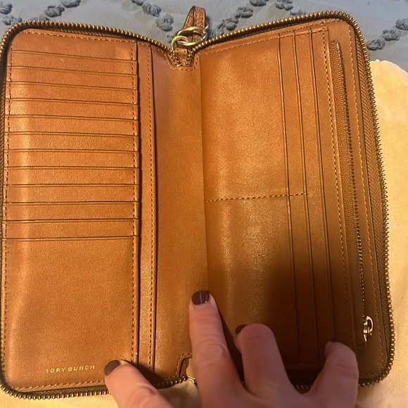 Tory Burch wallet/clutch, brown - Picture 4 of 6